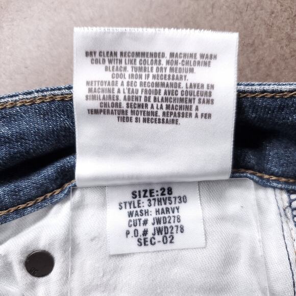 Joe's Jeans Wmns 28 Harvy Wash Distressed Honey Bootcut Designer Western Cowgirl - Picture 13 of 13